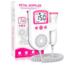 صورة 116/جهاز كشف معدل ضربات قلب الجنين المحمول، جهاز دوبلر جنين منزلي سهل الاستخدام، تكنولوجيا تشخيص فوق صوتي بشاشة LCD للأطفال ,    يساعد علي كشف نباضات الجنين  يستعمل مع اي نوع جل  من الشهر الرابع
