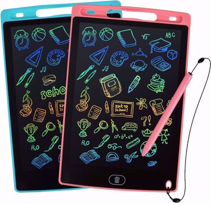 Picture of 201/8.5 Inch Colorful LCD Writing Tablet for Kids, Suitable for Learning and Drawing Gift for Boys and Girls - 2 Tablets