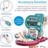 Picture of 212/Dejoy Kids Pretend Doctor Playset, Suitable for Boys and Girls, 24 Pieces Includes Portable Trolley with Lights, Eye Chart, Thermometer, Stethoscope, and...