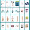 Picture of 212/Dejoy Kids Pretend Doctor Playset, Suitable for Boys and Girls, 24 Pieces Includes Portable Trolley with Lights, Eye Chart, Thermometer, Stethoscope, and...