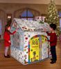 Picture of OAOEYE Kids 3D Cardboard Doodle Playhouse, Cardboard Playhouse and Craft Activity for Kids, for Coloring and Pretended Play, DIY Educational Craft Activity...