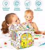 Picture of OAOEYE Kids 3D Cardboard Doodle Playhouse, Cardboard Playhouse and Craft Activity for Kids, for Coloring and Pretended Play, DIY Educational Craft Activity...