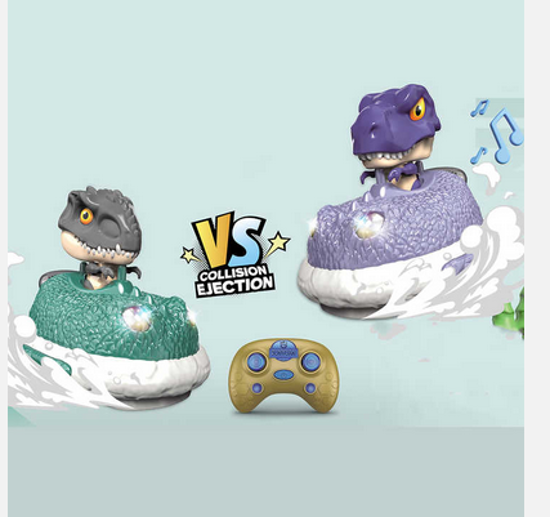 صورة 253/ DWI 2 حزمة التحكم عن بعد الوفير سيارة معركة لعبة مجموعة ديناصور لعب للأطفال هدايا عيد الميلاد ألعاب ل