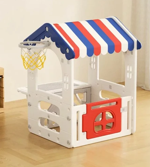 Picture of Children's Playhouse with Basketball Hoop