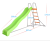 Picture of 280/Cheap plastic slide in China for children outdoor garden outdoor playground 250*307*175cm