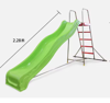 Picture of 280/Cheap plastic slide in China for children outdoor garden outdoor playground 250*307*175cm