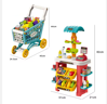 Picture of 281/New Design Colorful Shopping Toys Supermarket Table Toys for Kids Home Supermarket Toys with Shopping Cart