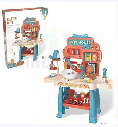 Picture of 281/ 46 piece cute pet set, pet house