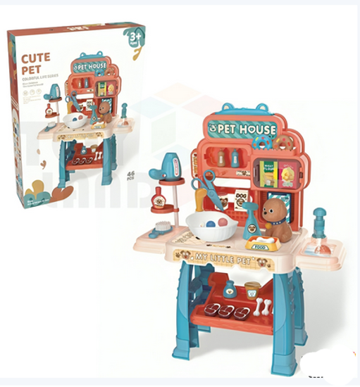 Picture of 281/ 46 piece cute pet set, pet house