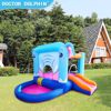 Picture of Dr. DOLPHIN ELEPHANT BOUNCE HOUSE WITH SLIDE Product Dimensions: ‎(310 x 270 x 185 cm)
