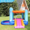 Picture of Dr. DOLPHIN ELEPHANT BOUNCE HOUSE WITH SLIDE Product Dimensions: ‎(310 x 270 x 185 cm)