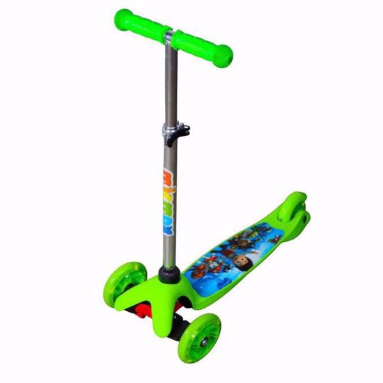 Picture of 296/Scooter with Lightning Wheels - Green - MG-03M