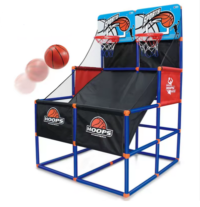Picture of 307/ * Indoor Double Hoop Shooter Plastic Sports Toy Basketball Shooting Machine