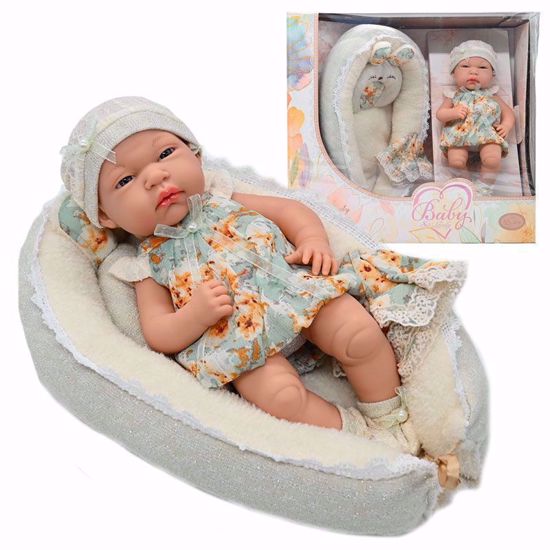 Picture of 359/Realistic Baby Doll with Mattress 8829-1, 31 cm