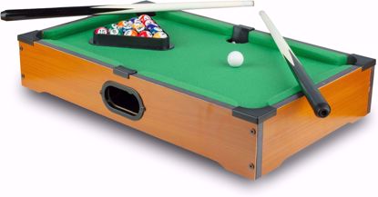 Picture of Tynimo Miniature Pool Table Set - Compact Billiards Fun for Kids and Adults, Size: 51.5cm x 31cm x 8.5cm