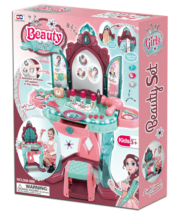 صورة 372/ أثاث أطفال ألعاب تجميل طاولة مكياج ألعاب تمثيل مجموعة مكياج