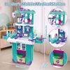 Picture of deAO Doctor Kit for Kids Pretend Play Set Doctor Ki Doctor Medical Mobile Station Table Set Suitcase with Other Accessories, Fun Role Play...