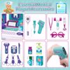 Picture of deAO Doctor Kit for Kids Pretend Play Set Doctor Ki Doctor Medical Mobile Station Table Set Suitcase with Other Accessories, Fun Role Play...