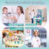 Picture of deAO Doctor Kit for Kids Pretend Play Set Doctor Ki Doctor Medical Mobile Station Table Set Suitcase with Other Accessories, Fun Role Play...