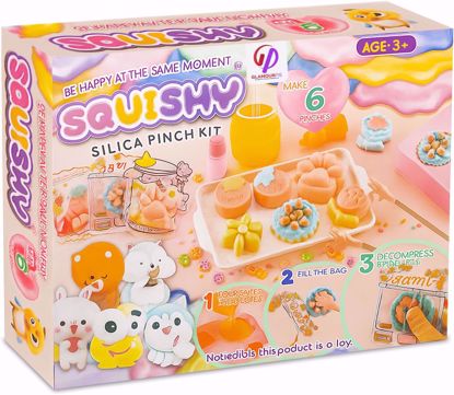 صورة 411/مجموعة GlamourPie™ Taba Squishy للأطفال - اصنع بنفسك ألعابًا إسفنجية على شكل مخلب قطة وحيوان باستخدام قوالب وجل غير سام وأصباغ - حسية...
