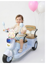 Picture of 428/Electric scooter for children with three seats, available in green/blue/beige/pink