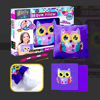 Picture of Girls Creator Sequin Owl Pillow - MBK-372