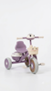 Picture of 468/A colorful and stylish children's tricycle. It includes a cute white front basket for storing small toys.