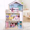 Picture of  Nano Classic Wooden Doll house with Elevator (115cm*71cm*30cm), Full Set Wooden Furniture, for Kids Role Play Toy 